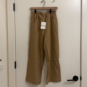 Show Me Your Mumu Tan Lined Peggy Pants Sz XS